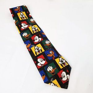 Disney Mickey Inc Neck Tie Mickey Mouse ,Goofy ,Pl